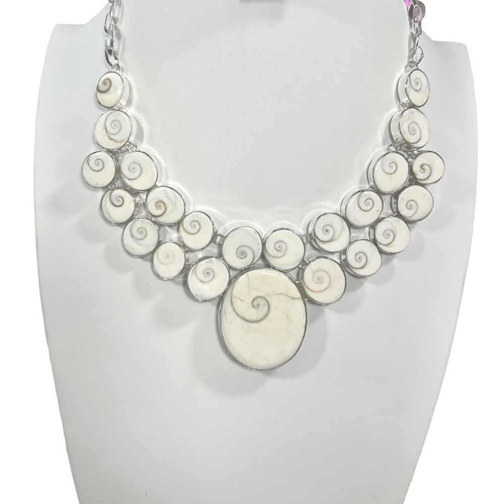Shiva Shell 925 Large Necklace
